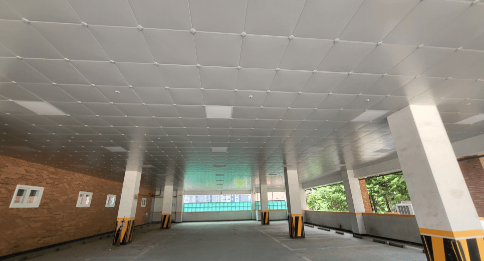 초등학교 필로티 주차장 천장공사 8